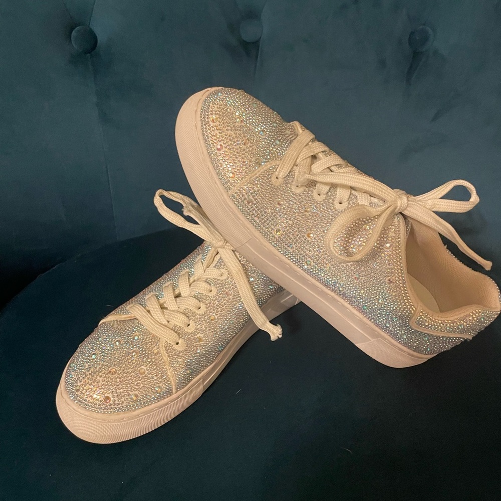 Sparkling Rhinestone Sneakers